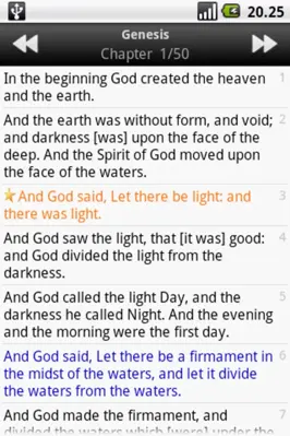 Holy Bible (KJV) android App screenshot 4